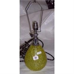 COLOUR GLASS TABLE LAMP