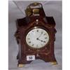 Image 1 : MAHOGANY MANTLE CLOCK WITH MOTHER OF PEARL