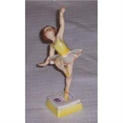 8" ROYAL WORCESTER FIGURINE BALLERINA ORNA