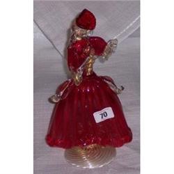 1950'S MURANO GLASS FIGURINE