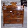 Image 1 : MAHOGANY POLISHED 2 OVER 2 MINIATURE CHEST