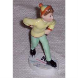 5½" ROYAL WORCESTER FIGURE "THE SKATER TUE