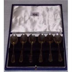 CASED SET OF WALKER AND HALL SHEFFIELD SIL