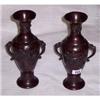 Image 1 : PAIR OF 9½" ORIENTAL STYLE BRONZED DOUBLE 