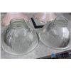 Image 2 : (2) Vintage Pairs of Glass Light Shades