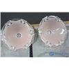Image 5 : (2) Vintage Pairs of Glass Light Shades