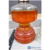 Image 2 : (3) Glass Oil Lamps