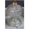 Image 4 : (3) Glass Oil Lamps
