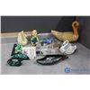 Image 1 : Assorted Decor - Swans, Ducks, Frogs, Blue Mountain Pottery