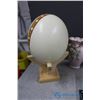 Image 9 : Ostrich Painted Egg, Decor, In Box Wall Plaque & Related
