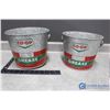Image 1 : (2) Galvanized Co-op Grease Pails