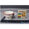 Decorative Tea Cup & Little Warrior Quik-Bands Tin