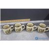 Image 4 : Set of (4) Cameron Korea Cups, Stoneware Teas Pot & Serving Bowl