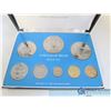 Image 2 : Set of Belize Coins (Proof) 1977 in Case