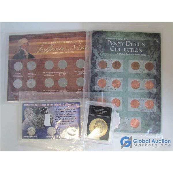 (4) Different Sets of Rare American Coins