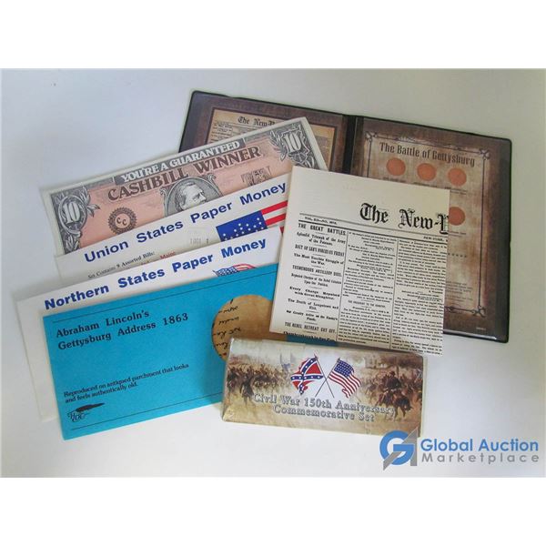 Civil War/Gettysburg Memorabilia & Coins