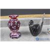 Image 3 : Art Glass - Glass Bird Paper Weights & Decor