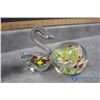 Image 4 : Art Glass - Glass Bird Paper Weights & Decor