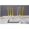 Image 1 : Crystal Candle Holder Set