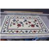 Image 1 : Floral Decorated Rug