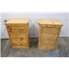 Image 8 : **(2) Wooden Bedside Tables BID PRICE X2