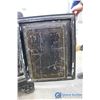 Image 7 : **Large Antique Safe on Steel Wheels - w/Combination, Working