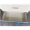 Image 4 : **3-Drawer Lateral Filing Cabinet - Beige, No Key