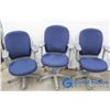 Image 1 : (3) Office Chairs on Wheels BID PRICE X3