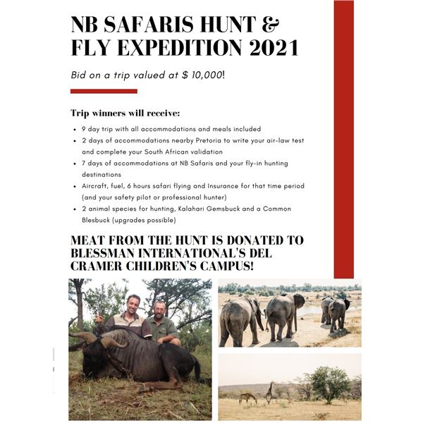 Join NB Safaris for a ‘Hunt and Fly’ Expedition!