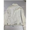 Image 2 : White Denim Guess Jacket. Size Large