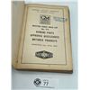 Image 2 : 2 Vintage Automotive books 1959 Canadian Service data Book etc