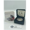 Image 1 : Royal Canadian Mint 2007 $25 Sterling Silver Coin, Ice Hockey. In Original Box with Sleeve
