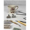 Image 2 : Nice Vintage Collectible Shaving Lot. Straight Razors and Razors