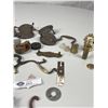 Image 2 : Large Lot of Antique Brass Furniture Hardware
