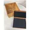 Image 2 : Vintage Wooden Wine Crate and A nice Jewelry Display Box
