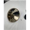 Image 2 : 2 Vintage Car Headlight Lenses and a Side Mirror