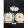 Image 1 : Lot of 3 Dishes Staffordshire England and Nippon