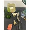 Image 2 : Nice Vintage Home Décor Lot. Tobacco Tin, Mirror etc