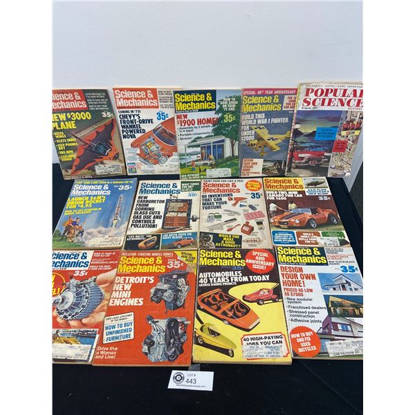 Lot of Vintage Science and Mechanic Magazines