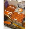 Image 2 : Nice Lot of Vintage Automotive Signal Lenses