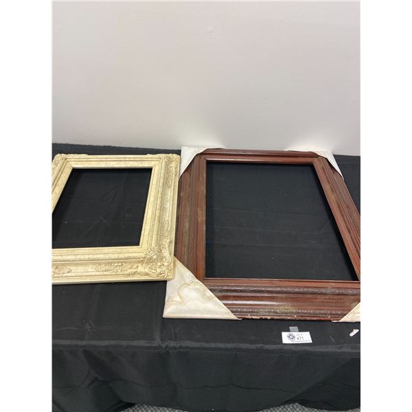 2 Older Picture Frames Largest is 28" x 23"