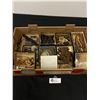 Image 1 : Nice Large Tray Lot of Musician's Repair Pieces. Violin etc