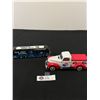 Image 1 : 2 Diecast Vehicles. San Jose Sharks Bus and Pepsi Truck. ( Damage to Side Step)