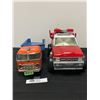 Image 2 : Nylent Fire Truck and A Vintage Tin Truck as Found