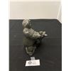 Image 2 : Vintage 1972 Aardvark Canada Carving of Inuit and Dog.