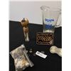 Image 2 : Misc. Collectible Lot. Olympia Beer Pitcher. Jeans Sign, Canning Jar etc