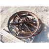 Image 1 : 4 Steel Wheels 32" Rd