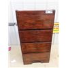 Image 1 : 4 Drawer Night Table 30 '' H x 10 '' W x 12'' D