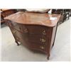 Image 3 : Oak Dresser w/ Serpintine Front and Swing Bevleved Mirror 36'' x 42'' x 23''