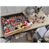 Image 1 : Box Full of Screws, Bolts, Washers Organized In Spice Jars